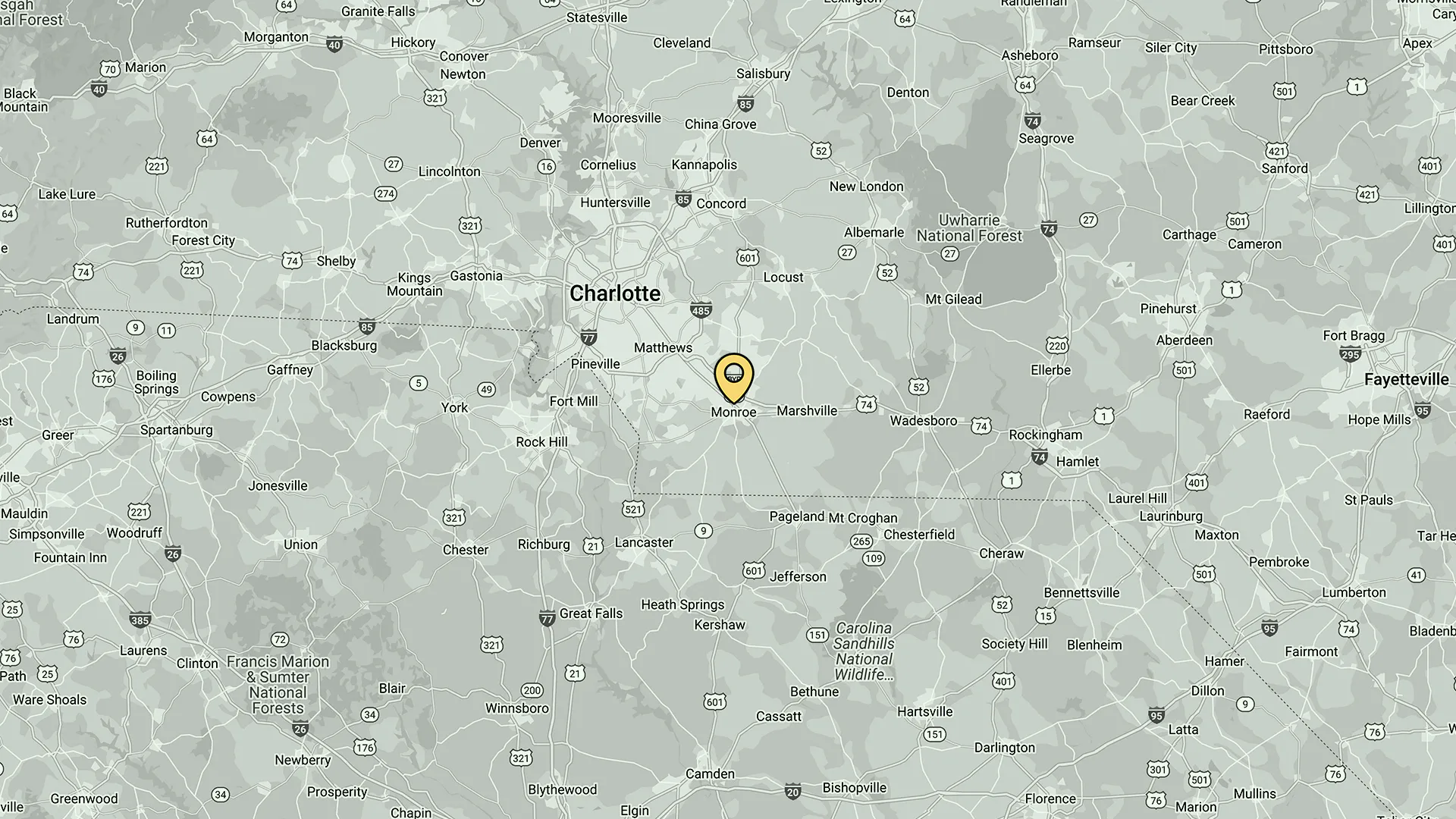 qc radon services full map